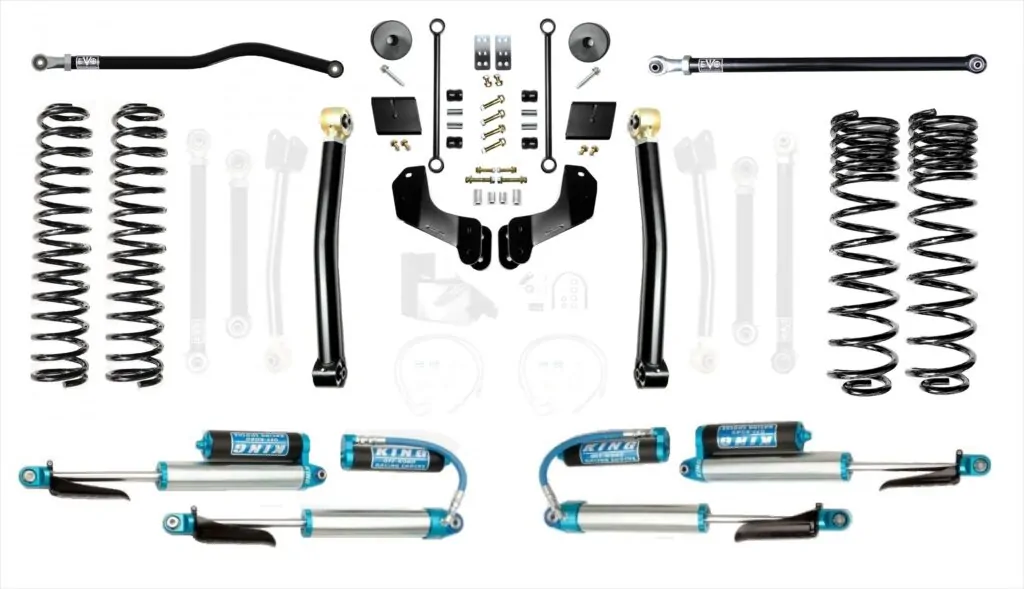 Jeep Gladiator JT 2.5 Inch Enforcer Overland Lift Stage 2 Plus w/ EVO SPEC 2.5 Inch King Shocks with Adjusters EVO Manufacturing