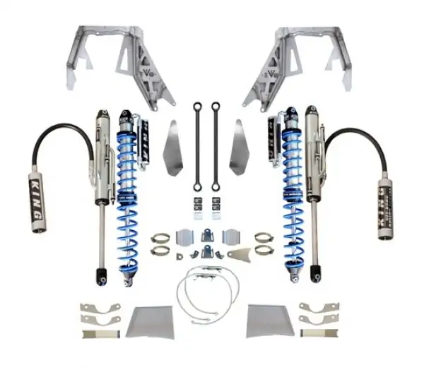 Jeep Wrangler JL/Gladiator Front Double Throwdown Coilover/Bypass Black Spicer D60 EVO Manufacturing