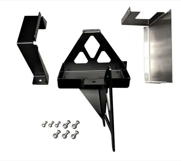 Jeep Wangler JL/JT Gladiator Start Battery Relocate For Front Coilover/DTD Black EVO Manufacturing