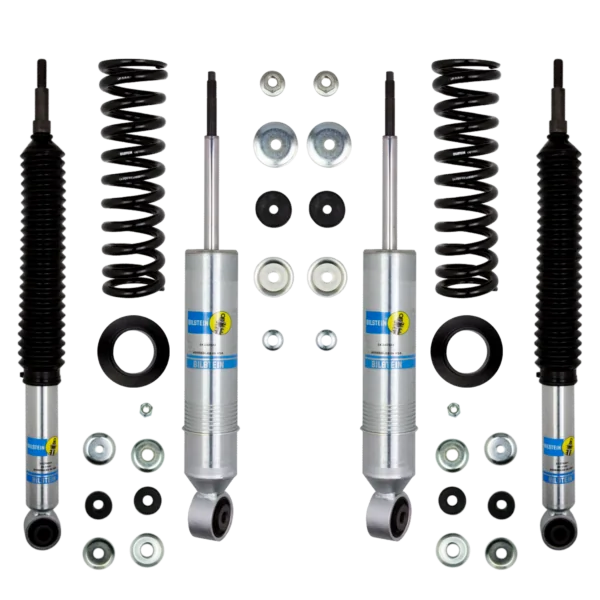 Bilstein 6112 1.3-2.9" Front 0-1" Rear Lift Shocks, Coils Kit for 2001-2007 Toyota Sequoia 4WD