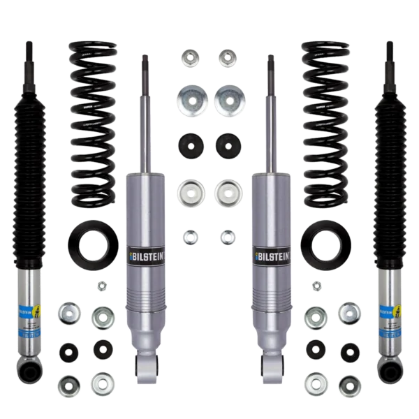 Bilstein 6112 1.4-2.4" Front 0-1" Rear Lift Shocks, Coils Kit for 2001-2007 Toyota Sequoia RWD