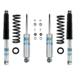Bilstein B8 6112 0-1.6" Front, 0-1" Rear Lift Shocks, Coils Kit for 2005-2015 Nissan Xterra 4WD