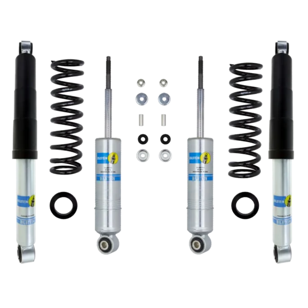Bilstein B8 6112 0-1.6" Front, 0-1" Rear Lift Shocks, Coils Kit for 2005-2015 Nissan Xterra 4WD