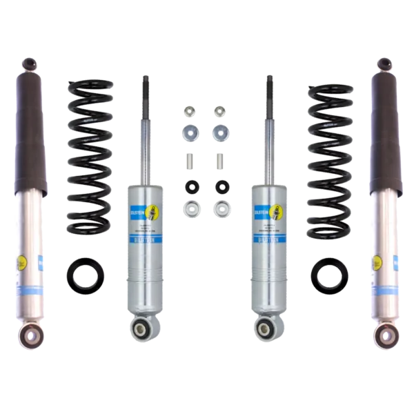 Bilstein B8 6112 0-2.75" Front, 0-1" Rear Lift Shocks, Coils Kit for 2005-2021 Nissan Frontier 2WD/4WD