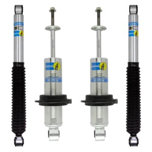 Bilstein B8 6100 0-2" Front, B8 5100 0-2" Rear Lift Shocks for 2016-2021 Nissan Titan XD 4WD