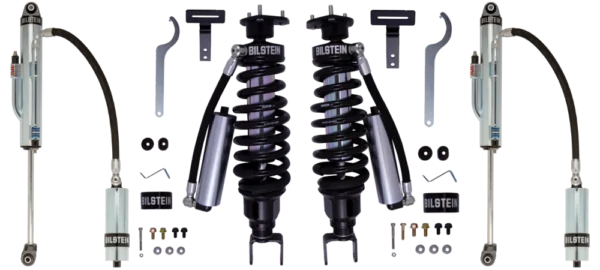 Bilstein B8 8112 ZoneControl CR 0.6-2.6" Front Coilovers B8 8100 (Bypass) 0-2" Rear Lift Shocks for 2019-2021 Ram 1500 4WD/2WD 5 ft 7 in Bed