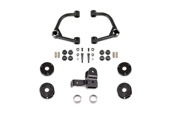 Fabtech 3 Lift Kit for 2021-2022 Ford Bronco 4WD with Uniball UCA Front and Rear Shock Spacers k2383