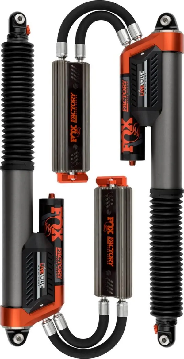 Fox Factory Race Series 0-1 Rear Lift Shocks for 2019-2020 Ford F-150 Raptor 2WD-4WD with 3.0 Live Valve Internal Bypass Piggyback Compression Adjustable