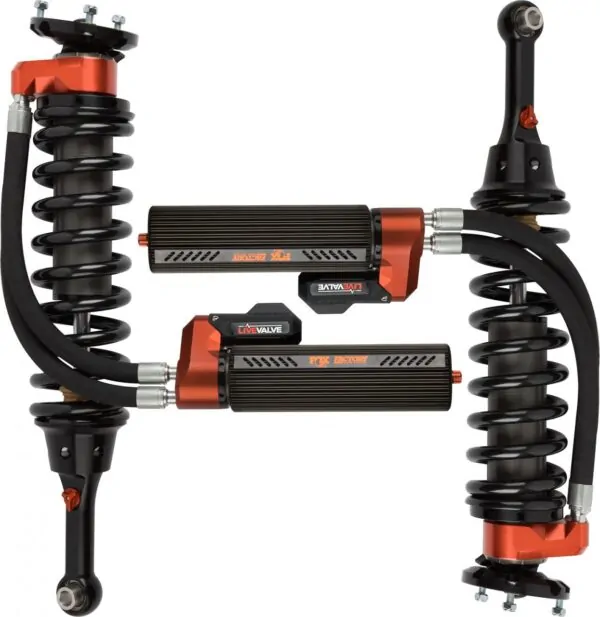 Fox Factory Race Series 0-2 Front Lift Shocks for 2019-2020 Ford F-150 Raptor 2WD-4WD with 3.0 Live Valve Internal Bypass Coilover Compression Adjustable