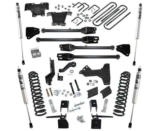SuperLift 6 Complete Lift Kit for 2017-2022 Ford F-250 4WD Diesel with FOX Shocks and 4-Link Arms