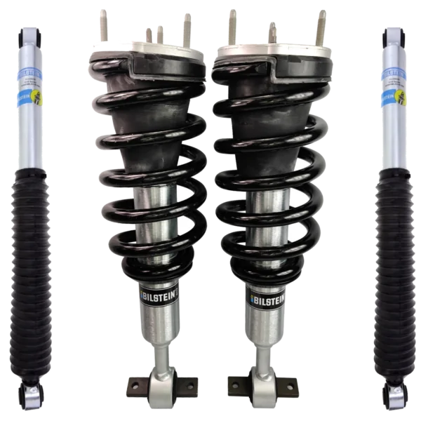 Bilstein 6112 Front Assembled 0.3-2.5" Coilovers with rear 5100 Shocks for 2019-2022 Chevy/GMC Sierra Silverado 1500 2WD/4WD