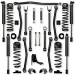 Gladiator 3.0 Inch Lift Kit For 20-Pres Jeep Gladiator Ultimate Adventure No Limits System Stage 1 Rock Krawler - JT30UANL-DS1