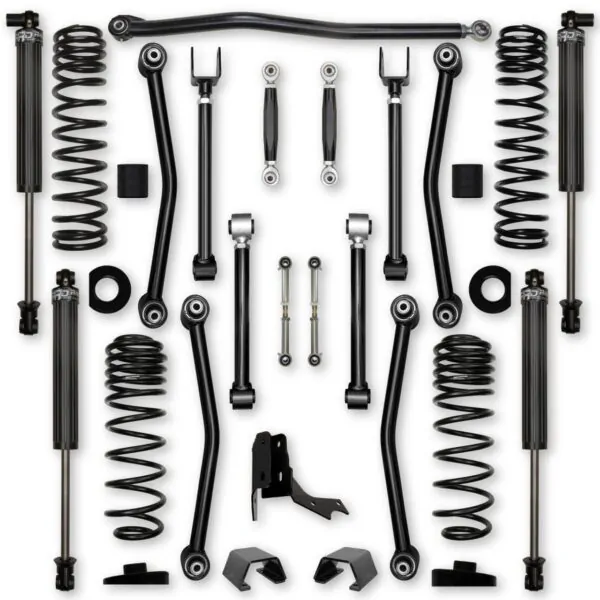Gladiator 3.0 Inch Lift Kit For 20-Pres Jeep Gladiator Ultimate Adventure No Limits System Stage 1 Rock Krawler - JT30UANL-DS1