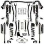Gladiator Lift Kit 4.5 Inch X Factor Coil Over System For 20-Pres Jeep Gladiator Rock Krawler - JT45XF-DCS