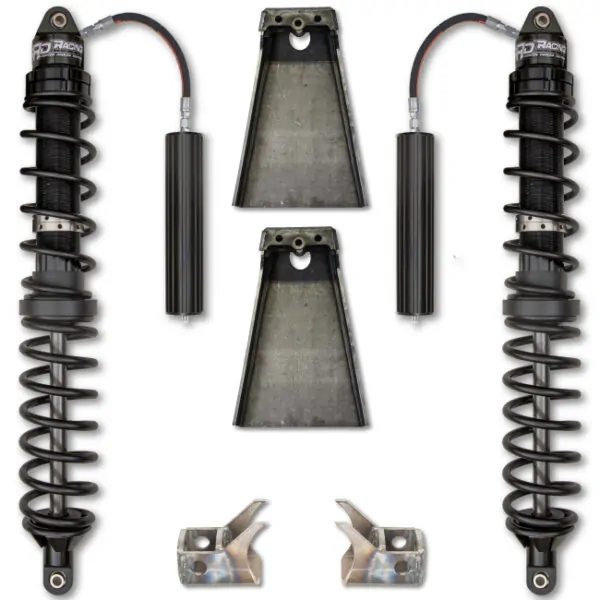 Rock Krawler TJ 4.5 Inch Rear Coilover Upgrade Remote Reservoir (2.625 Inch Shocks - 14 Inch Travel) - TJLJ45TRR-RR