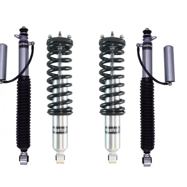 Bilstein 6112 Assembled 1.38-3 Front Coilovers and 5160 0-2 Rear Lift Shocks for 2003-2009 Toyota 4Runner