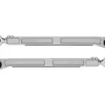 ICON Rear Lower Billet Link for 2022 and Up Toyota Tundra