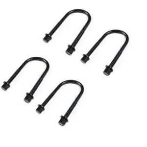 Zone Offroad Automotive Axle U-Bolt Kit 1-2 X 2-3-4 X 5-1-2-Round (Universal Fit)