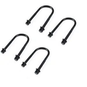 Zone Offroad Automotive Axle U-Bolt Kit 1-2 X 3 X 6-3-4-Round (Universal Fit)