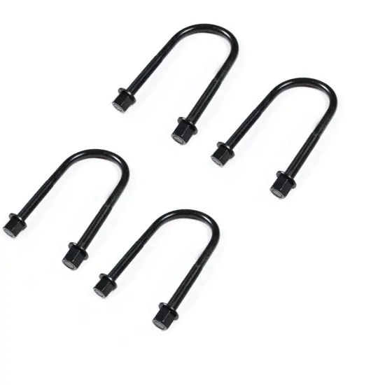 Zone Offroad Automotive Axle U-Bolt Kit 3-4 X 3-5-8 X 14-Round (Universal Fit)