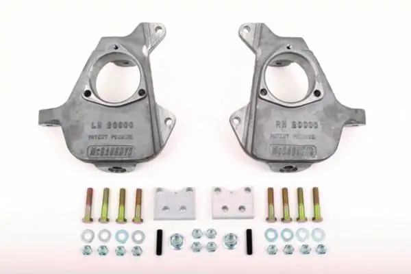 McGaughy's 2"" Drop Spindles Front For 1999-2006 Chevy 1500 2wd 33002