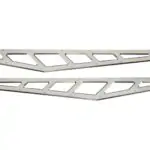McGaughy's Traction Bar Billet Face Plates For 1999-2013 GMC 1500 51323