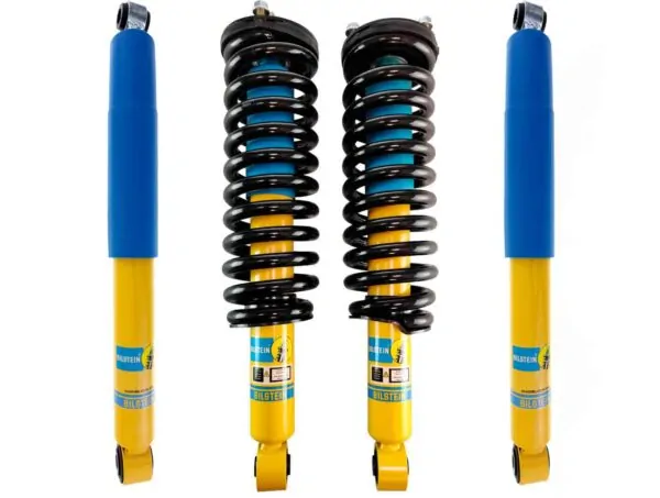 Bilstein 4600 Assembled Coilovers with OE Replacement Springs and Rear Shocks for 2005-2021 Nissan Frontier