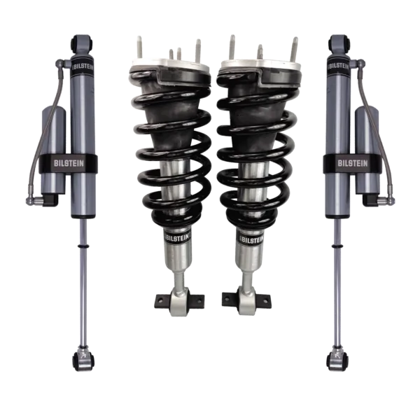 Bilstein 6112 Assembled Front 0-1.85″ Lift Coilovers & Rear 5160 Shocks for 2007-2013 Chevy Silverado 1500 2WD/4WD