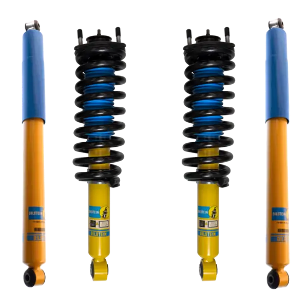 Bilstein 4600 Front Assembled Coilovers with OE Replacement Coils and Rear Shocks for 2015-2022 Chevy Colorado