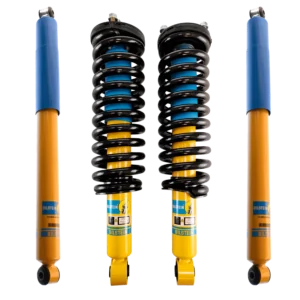 Bilstein 4600 Front Assembled Coilovers with OE Replacement Coils and Rear Shocks for 2015-2022 Chevy Colorado