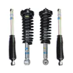 Bilstein 5100 0-2 Lift Front Assembled Coilovers with OE Springs and rear Bilstein 5100 Shocks for 2004-2008 Ford F-150 4WD-2WD
