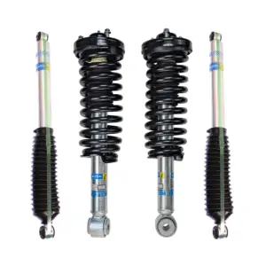 Bilstein 5100 0-2 Lift Front Assembled Coilovers with OE Springs and rear Bilstein 5100 Shocks for 2004-2008 Ford F-150 4WD-2WD
