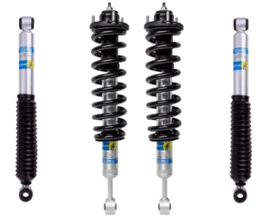 Bilstein 5100 0-2" Lift Front Assembled Coilovers with OE Springs and rear Bilstein Shocks for 2004-2008 Ford F-150 4WD/2WD