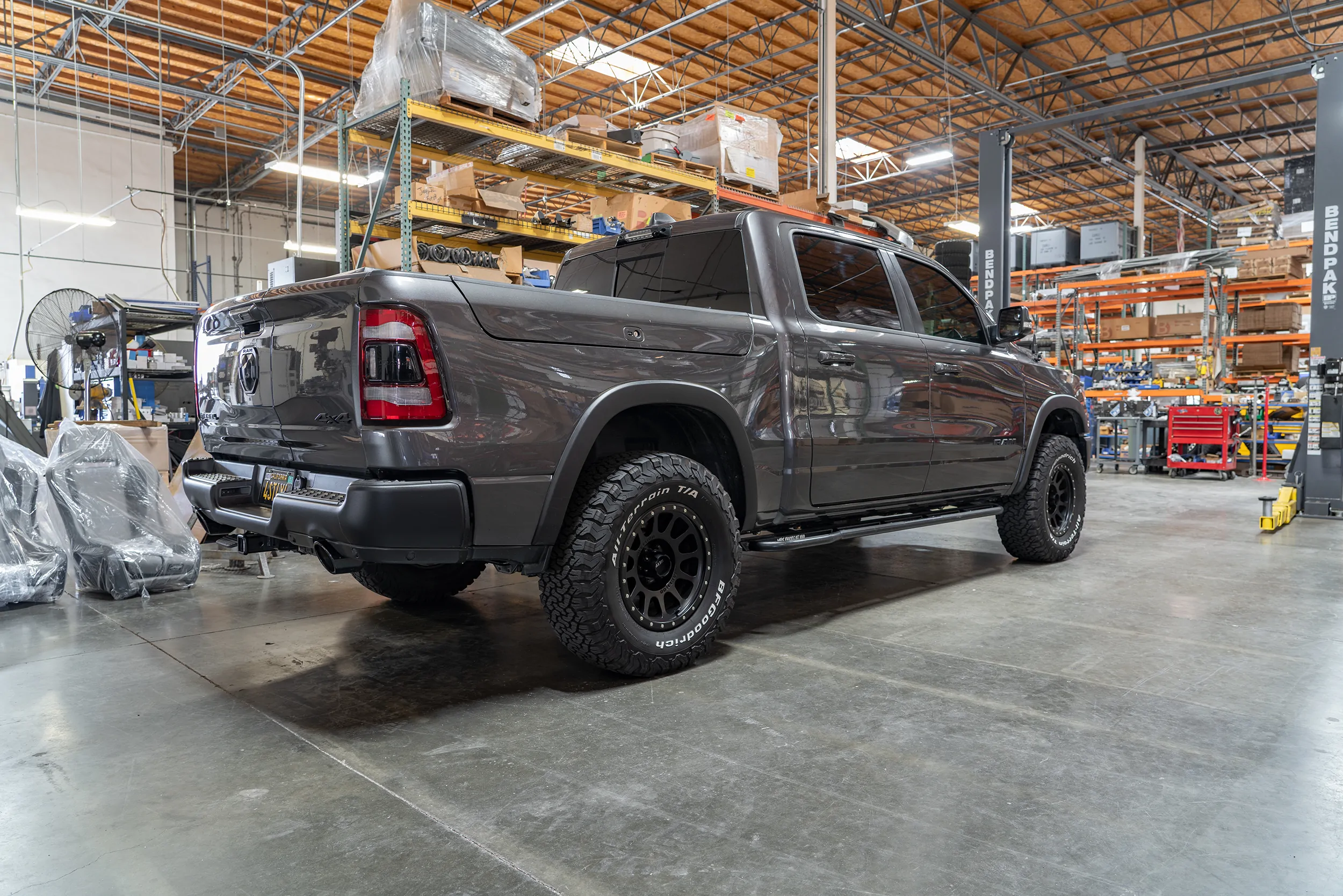 Carli 1 inch Rear Lift 500LB Rated Coil Springs for 2019-2023 Ram 1500 Rebel back view