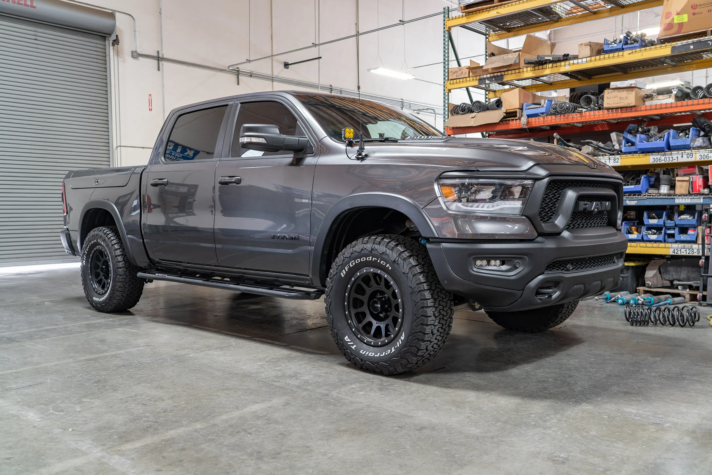 Carli 1 Rear Lift 500LB Rated Coil Springs for 2019-2023 Ram 1500 Rebel front view
