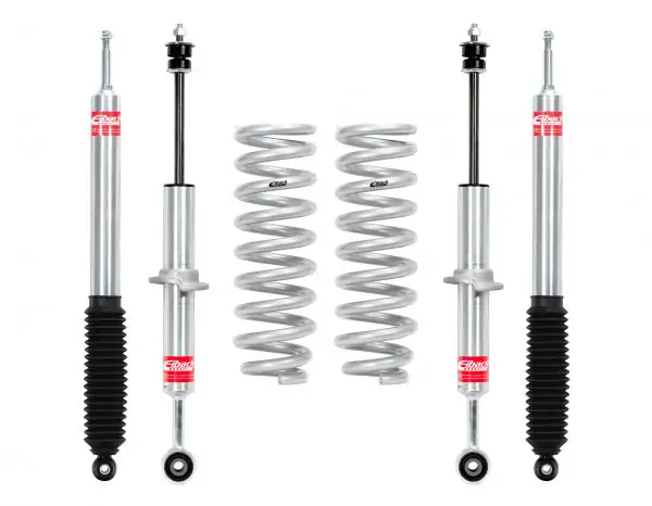 Eibach Pro-Truck 2 Front Shocks:Coils and 0-1.5 Rear Lift Shocks Stage 1 For 2007-2021 Toyota Tundra