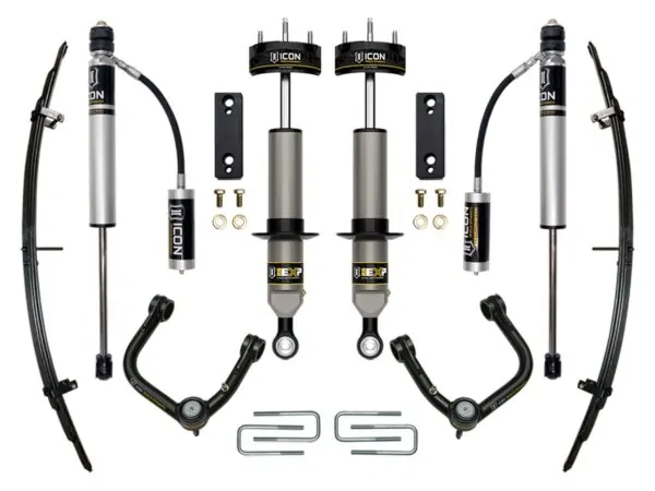 ICON Stage 3 EXP 1-2 Tubular Lift Kit for 2005-2022 Toyota Tacoma 2WD-4WD