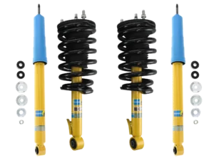 Bilstein 4600 Assembled Coilovers with OE Replacement Springs and Rear Shocks for 2005-2015 Toyota Tacoma 5 Lug