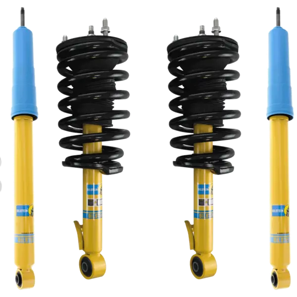 Bilstein 4600 Assembled Coilovers with OE Replacement Springs and Rear Shocks for 2005-2015 Toyota Tacoma 5 Lug