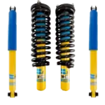 Bilstein 4600 Front Assembled Coilovers with OE Replacement Coils with Rear Shocks for 2002-2009 Chevrolet Trailblazer