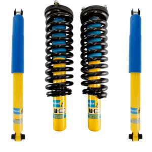 Bilstein 4600 Front Assembled Coilovers with OE Replacement Coils with Rear Shocks for 2002-2009 Chevrolet Trailblazer
