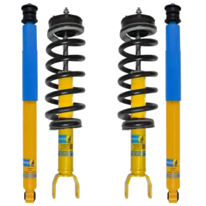 Bilstein 4600 Front Coilovers and Rear Shocks with OE Replacement Coils for 2019-2024 Ram 1500 4WD New Body