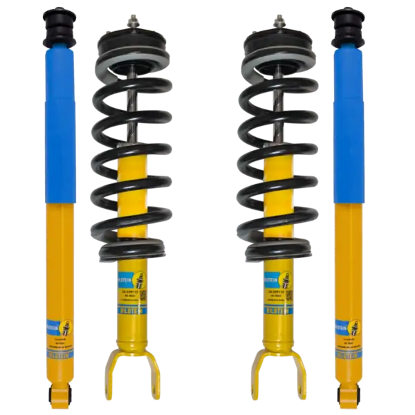 Bilstein 4600 Front Coilovers and Rear Shocks with OE Replacement Coils for 2019-2024 Ram 1500 4WD New Body