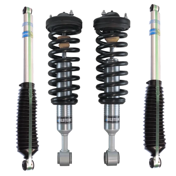 Bilstein 6112 0-2" Front Assembled Coilovers with 5100 Rear Shocks for 2004-2008 Ford F-150 4WD