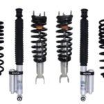 Bilstein 6112 0.6-2.6" Front Lift Assembled Coilovers 0-2" Rear 5160 Shocks and Rear Coils for 2019-2023 Ram 1500 2WD/4WD