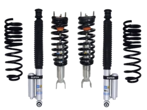 Bilstein 6112 0.6-2.6" Front Lift Assembled Coilovers 0-2" Rear 5160 Shocks and Rear Coils for 2019-2023 Ram 1500 2WD/4WD