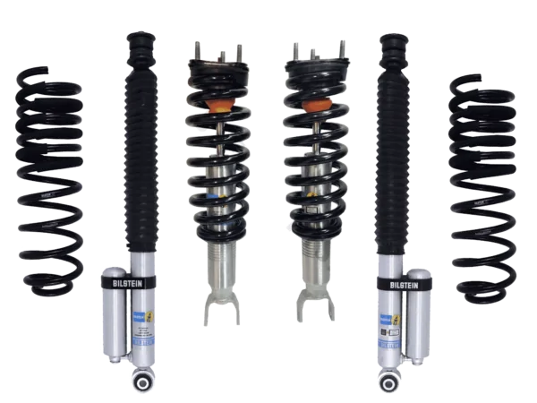Bilstein 6112 0.6-2.6" Front Lift Assembled Coilovers 0-2" Rear 5160 Shocks and Rear Coils for 2019-2023 Ram 1500 2WD/4WD