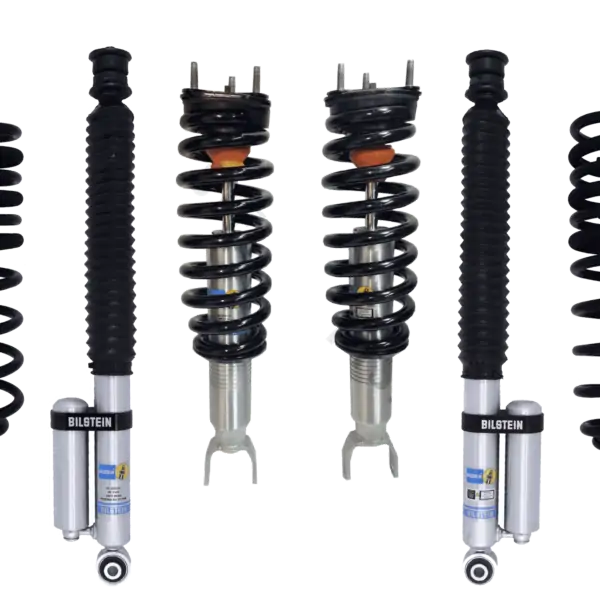 Bilstein 6112 0.6-2.6" Front Lift Assembled Coilovers 0-2" Rear 5160 Shocks and Rear Coils for 2019-2023 Ram 1500 2WD/4WD