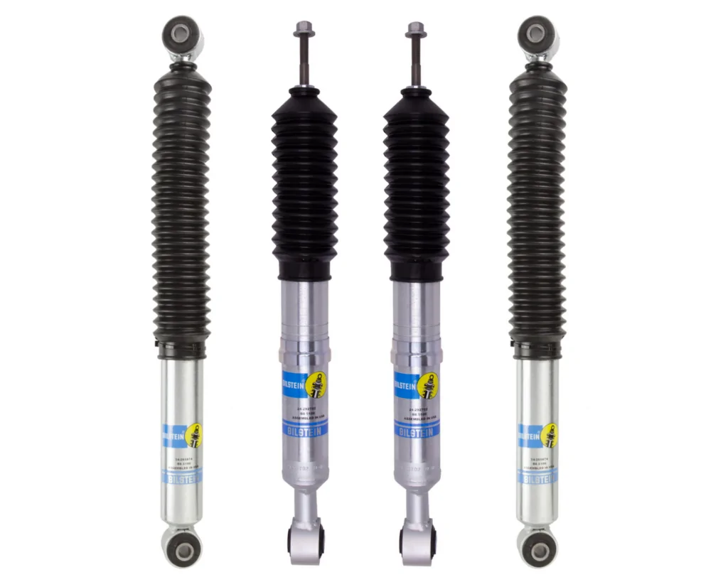 Bilstein B8 5100 0-2.5 Front and 0-1 Rear Lift Shocks for Chevrolet Colorado 2015-2022 2WD-4WD