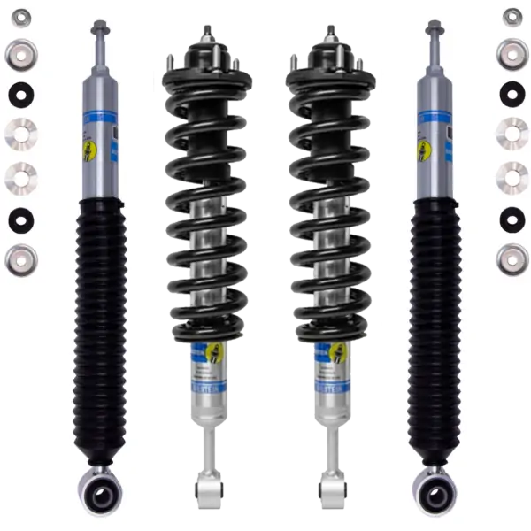 Bilstein-OME 2.5 Lift 5100 Assembled Coilovers and 0-2- Rear Lift Shocks for 2010-2014 Toyota FJ Cruiser